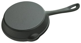 Cattara 13059 Grilovacia panvica s držadlom Liatina, pr. 16 cm