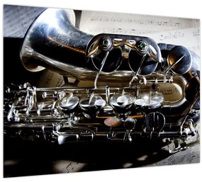 Obraz - Saxofón (70x50 cm)