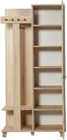 Vešiak so skriňou Garmanto Tree Sonoma Oak