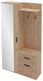 Predsieň Cless (dub artisan) (so zrkadlom). Vlastná spoľahlivá doprava až k Vám domov. 1104706