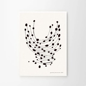 The Poster Club Plagát Dancing Dots by Leise Dich Abrahamsen 30x40 cm