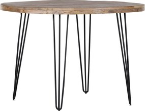 XXXLutz JEDÁLENSKÝ STÔL, mangové drevo, prírodná farba, 105/105/76 cm Zandiara - Stoly - 002362076501