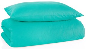 Bavlnené jednofarebné posteľné obliečky BedTex Exclusive Collection - mentolové - 100% bavlna - 70 x 90 cm + 140 x 200 cm