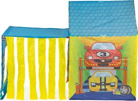 IPLAY Detský hrací stan - dielňa automechanik IPLAY, pre deti 3+, 150×75×110 cm