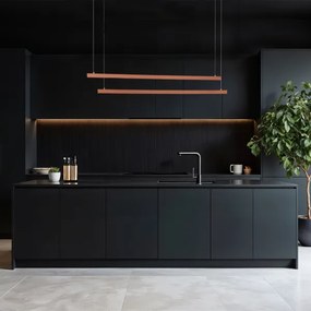 Argon 8837 - LED Luster na lanku MIAMI LED/74W/230V 3000K hnedá