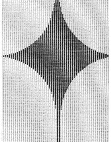 Čierno-biely vnútorný a vonkajší koberec 160x230 cm Duet Bowen – NORTHRUGS