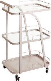 XXXLutz SERVÍROVACÍ VOZÍK, svetlosivá, 35/45/79 cm - Barový nábytok - 001931021302
