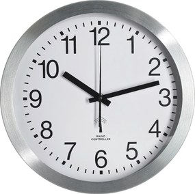 XXXLutz NÁSTENNÉ HODINY strieborná, biela 25 cm Ambia Home - Hodiny - 0090070049