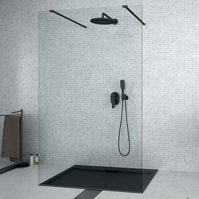 Besco Sprchovací kút Walk-In AVEO DUE B 90 (100, 110, 120, 130, 140), výška 195 cm - bez vaničky BESCO-Rozmery: šírka: 110