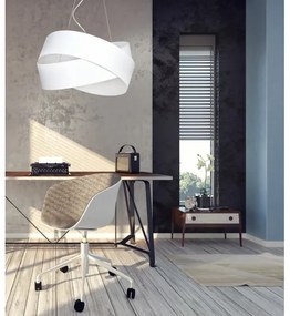 Luster na lanku VIENO 3xE27/15W/230V biela