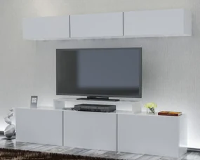 Obývací stěna LINIE 180 cm bílá