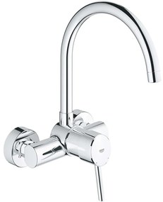 GROHE Concetto páková drezová batéria nástenná, dĺžka výtoku 280 mm, chróm, 32667001