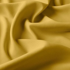Žltý polozatemňovací vodeodolný záves LOTUS  - šité na mieru