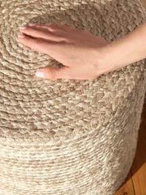 Hanse Home Sedací vak JUTTA POUF 106236 Ivory - 40x40 cm