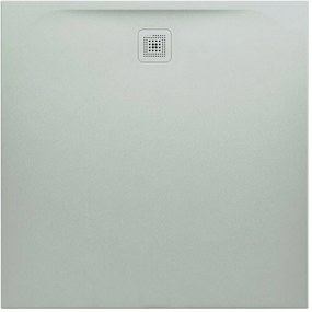 LAUFEN Pro štvorcová sprchová vanička z materiálu Marbond, odtok na boku, 1200 x 1200 x 33 mm, svetlá šedá, H2119580770001