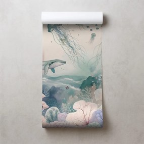 Fototapeta podmorský svet v pastelových farbách