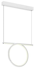 Závesné LED svietidlo Loop, 1x LED 20w, 3000k, w