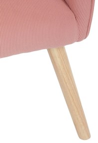 Kreslo s ušami PINK2, ružová