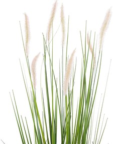 Umelá rastlina v kvetináči 87 cm REED PLANT Beliani