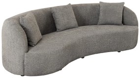 Pohovka ATELIER 230 cm bouclé šedá