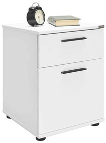 Adore Furniture Nočný stolík 57x40 cm biela 479ADR1709