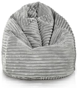 Sedací vak SAKO svetlosivý stripe