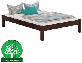 Posteľ Dora 160x200 borovica morená orech