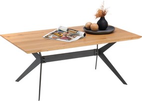XXXLutz KONFERENČNÝ STOLÍK, čierna, farba duba, drevo, kov, 110/65/45 cm Hom`in - Stolíky do obývačky - 001739006301