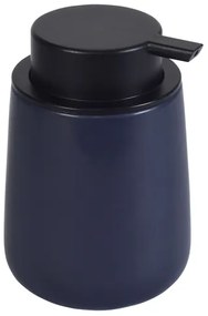 Erga Nero, dávkovač mydla na postavenie 350 ml, tmavá modrá-čierna matná, ERG-08354