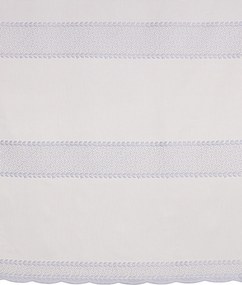 Záclona so systémom FLEX (dvojité spony flex) farba produktu biela látka polopriehľadný, zapletaná, vzorované