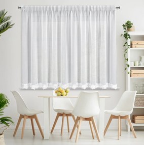 ZÁCLONA NA PÁSKE KAJA 350X155 CM CM BIELA