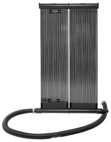 InternetovaZahrada Solárny panel na ohrev vody 116x66x6 cm - antracit