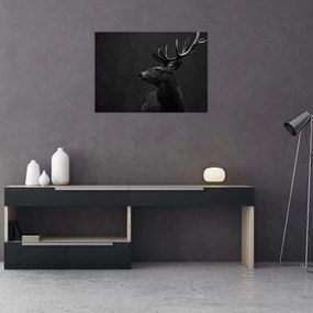 Obraz - Portrét jeleňa (70x50 cm)