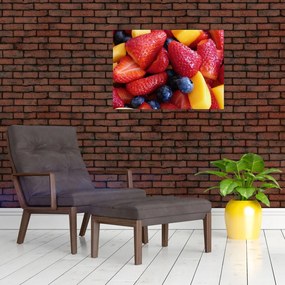 Sklenený obraz ovocia (70x50 cm)