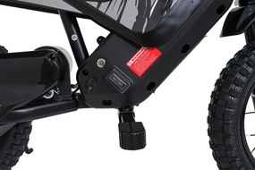 Ramiz Detský elektrický motocykel SHARK čierny