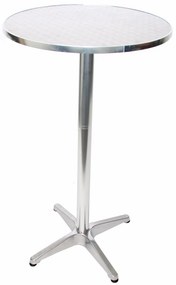 Barový bistro stôl okrúhly 11352, hliník - v70/110 x Ø60 cm