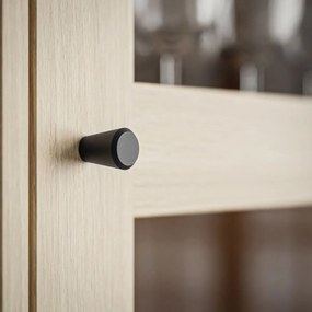 VITRÍNA THEO S VIEDENSKÝM VÝPLETOM DUB PUCCINI 72 cm