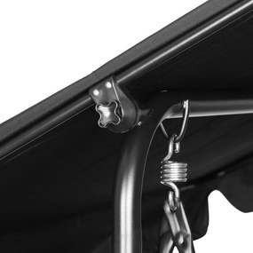 Záhradná hojdačka pre 3 osoby s nastaviteľnou strieškou