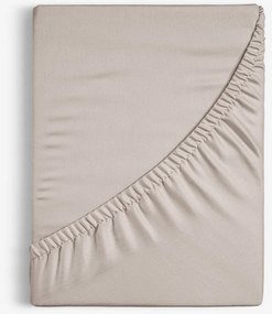 Goldea bavlnená napínacia plachta - sivohnedá 90 x 200 cm