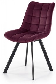HALMAR Designová stolička Mirah bordová