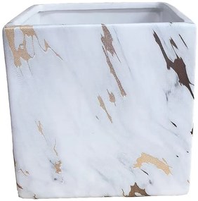 Kvetináč YS44148M ceramic Sq Water Transfer Effect 12,5