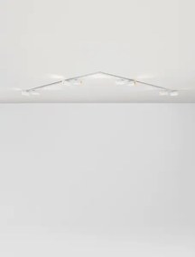 Minimalistické bodové svietidlo Oso 8 Biela
