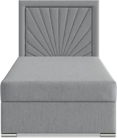 Čalúnená posteľ VICENZA 90×200 cm svetlosivá