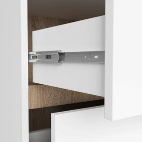 Skrinka pod umývadlo VAMI W90 2SZ 2P biela ​​/ dub sonoma