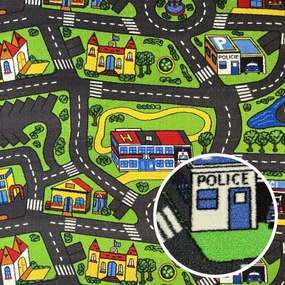 Koberec metráž City life - neúčtujeme odrezky z role, na mieru, šíře 1,33m,1m,2m,3m,4m,na mieru, neúčtujeme odrezky, viacfarebná, filc, detská izba