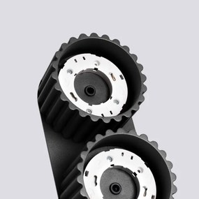 Sollux  SL.1788 - Bodové svietidlo AURA 2xGX53/10W/230V čierna