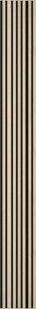 Mexen Lam-B, stenové lamely 275 × 31,5 cm, HDF doska 4 mm, dub perlový, S100-275317-2812-058