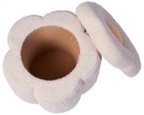 Childhome - Taburet FLOWER pr. 35 cm krémová