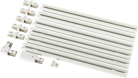 Moderný koľajnicový systém biely 1-fázový 300 cm - Iconic