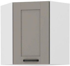 Skrinka do kuchyne LUNA CLAYGREY/biely 60X60 GN-72 2F (45°)